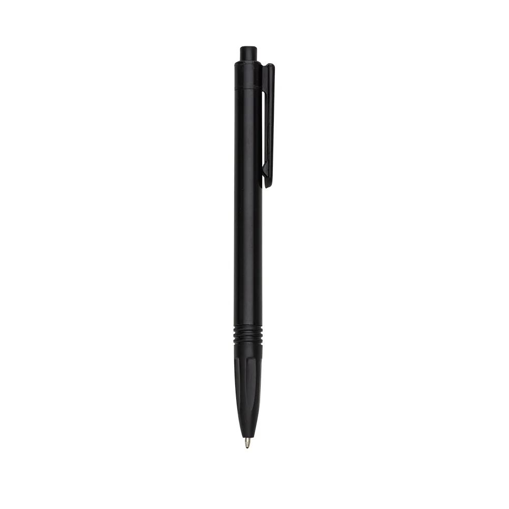 Caneta Plástica Preto na Zen Brindes - Presente Personalizado