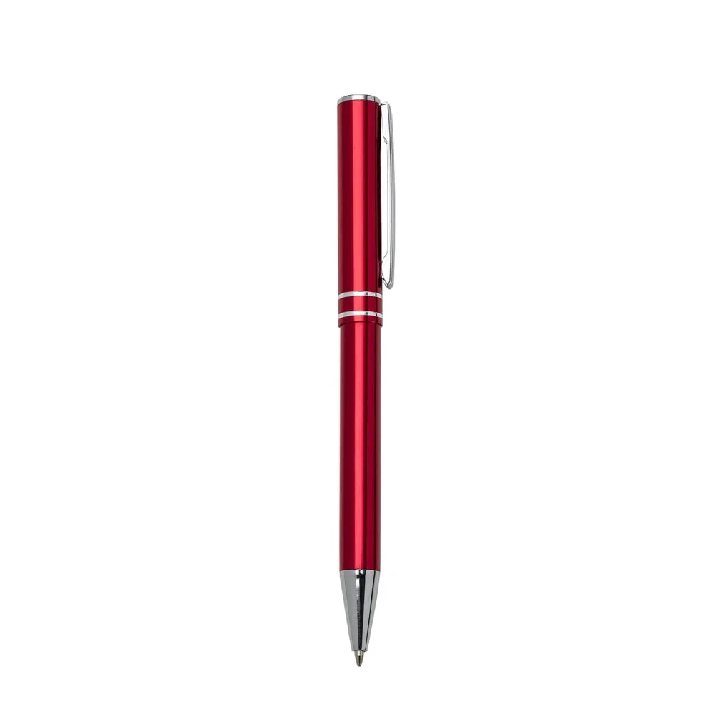 Caneta Metálica - XER206B - Vermelho -  Brinde Personalizado - Zen Brindes