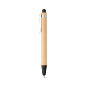 Caneta de Bambu Ecológica com Touch Benjamin - S81012 - Canetas Brinde Personalizado - Zen Brindes