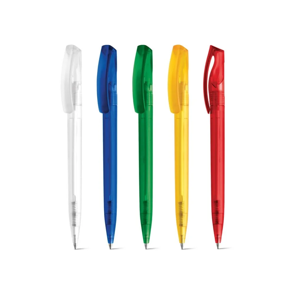 Caneta Plástica Wave Frost - S31012 - Canetas Brinde Personalizado - Zen Brindes