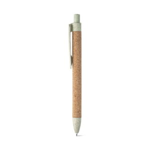Caneta de Cortiça e Fibra de Palha Goya - S91795 - Canetas Brinde Personalizado - Zen Brindes