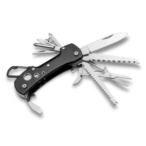 Canivete multifunções em aço inox Wild - S94040 - Ferramentas Brinde Personalizado - Zen Brindes