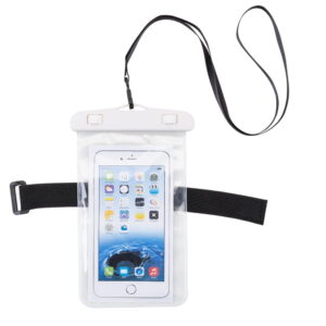 Capa à Prova D'Água Universal Branco ou Transparente na Zen Brindes - Presente Personalizado