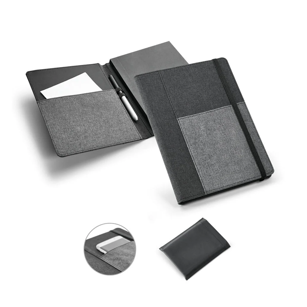 Capa com caderno Pessoa - S93734 - Cadernos Brinde Personalizado - Zen Brindes
