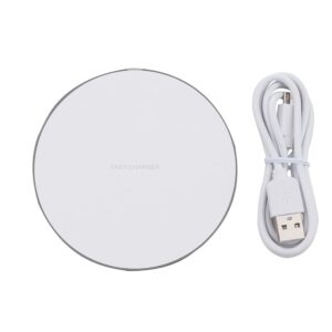 Carregador Rápido de Indução Redondo - X18565 - Eletrônicos e tech Brinde Personalizado - Zen Brindes