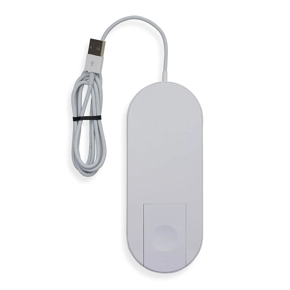 Carregador por Indução para Celular e Smartwatch - X04053 - Branco -  Brinde Personalizado - Zen Brindes