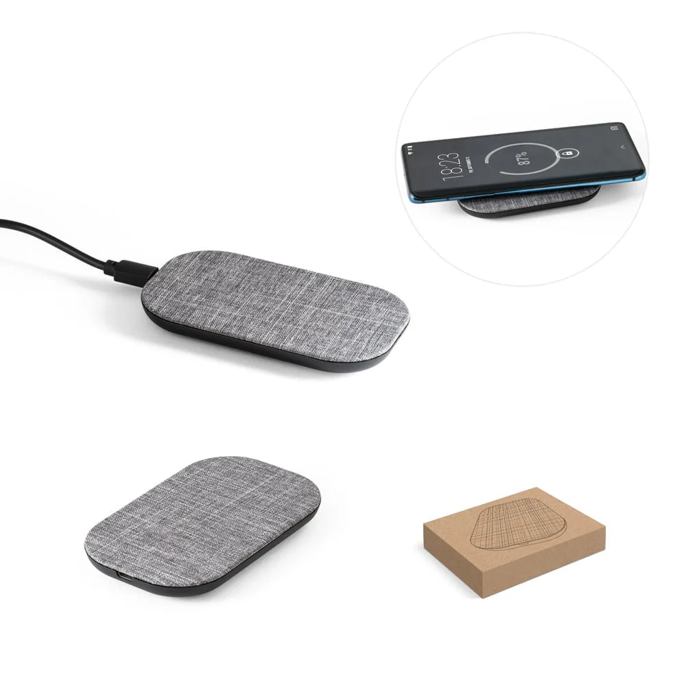 Carregador wireless Renewal Charger - S97093 - Power Banks Brinde Personalizado - Zen Brindes