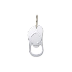 Chaveiro Metal Abridor - X05083 - Prata -  Brinde Personalizado - Zen Brindes