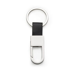 Chaveiro Metal Mosquetão Prata na Zen Brindes - Presente Personalizado