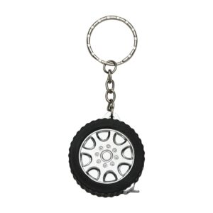 Chaveiro Plástico Trena 1 Metro Preto na Zen Brindes - Presente Personalizado