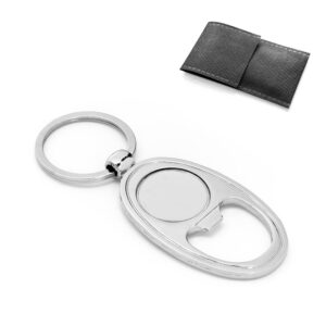 Chaveiro Abridor em metal Blake - S93367 - Chaveiros Brinde Personalizado - Zen Brindes