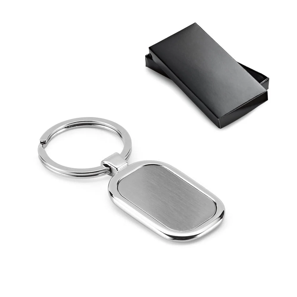 Chaveiro em metal Zabel - S93158 - Chaveiros Brinde Personalizado - Zen Brindes