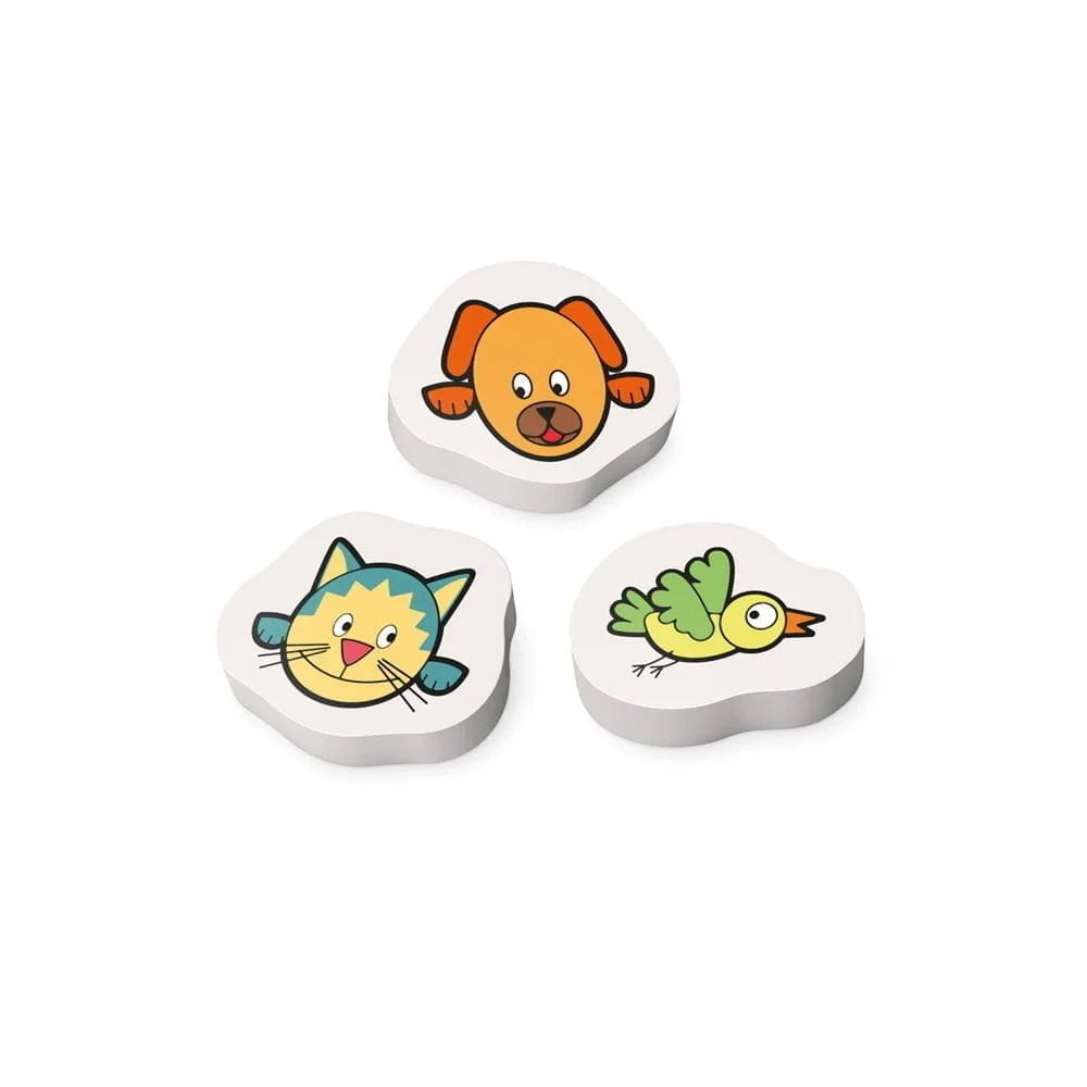 Kit com 3 Borrachas Triton - S91934 - Linha Infantil Brinde Personalizado - Zen Brindes