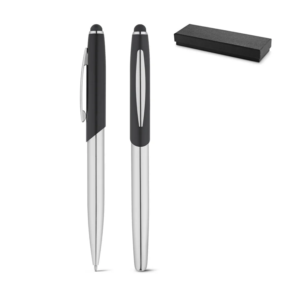 Kit de Roller e Caneta esferográfica Doublette - S91844 - Combos Brinde Personalizado - Zen Brindes