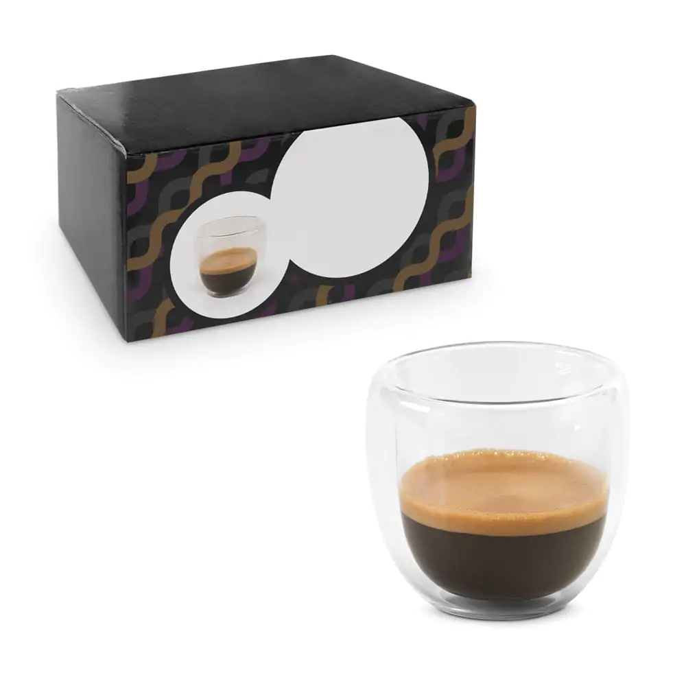 Kit de café Expresso - S93873 - Copos Brinde Personalizado - Zen Brindes