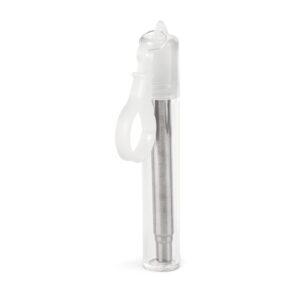 Kit de canudo Rayssa - S28035 - Branco -  Brinde Personalizado - Zen Brindes