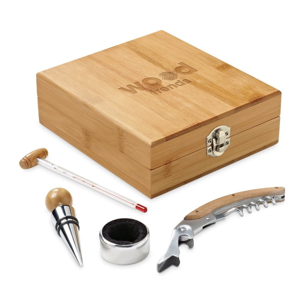 Kit para vinho Cabernet - S94190 - Vinho e queijo Brinde Personalizado - Zen Brindes