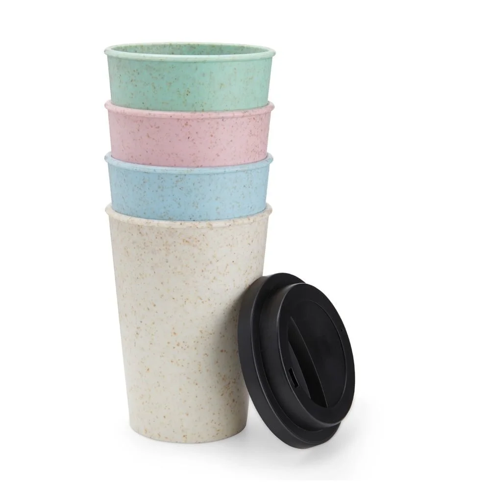 Copo Fibra de Arroz 450ml - X14916 - Copos Brinde Personalizado - Zen Brindes