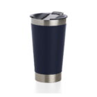 Copo Térmico 500ml com Abridor - X18645L - Azul -  Brinde Personalizado - Zen Brindes