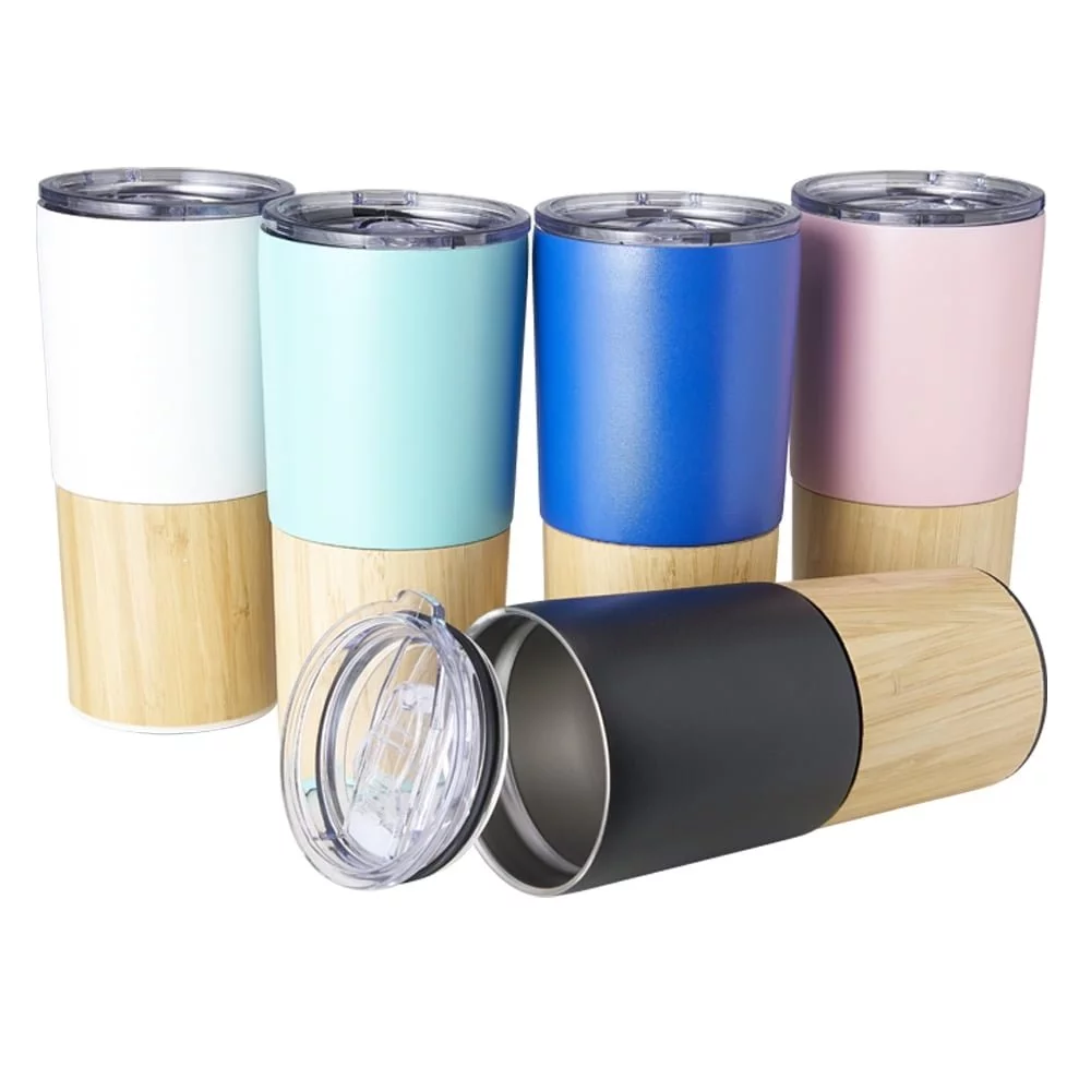 Copo Térmico Bambu 600ml - X04084 - Copos Brinde Personalizado - Zen Brindes