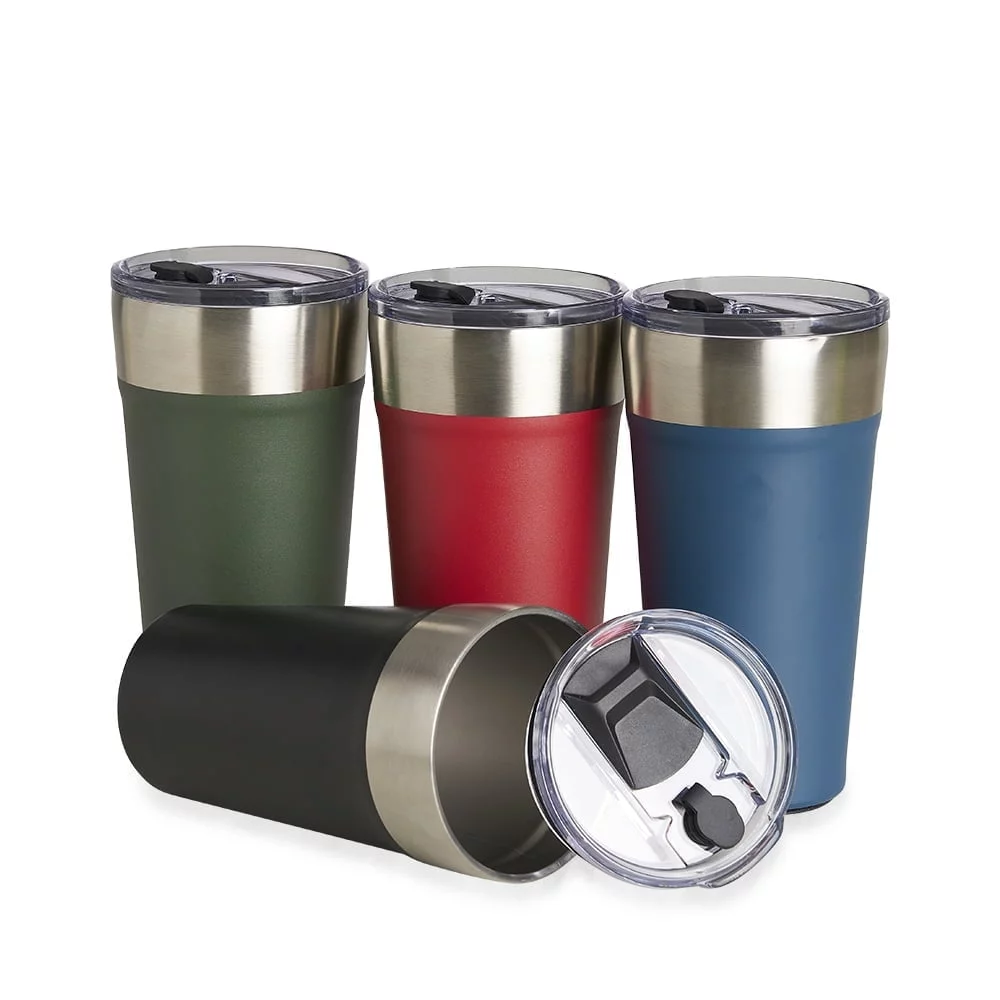 Copo Térmico com Canudo 500ml - X18655 - Copos Brinde Personalizado - Zen Brindes
