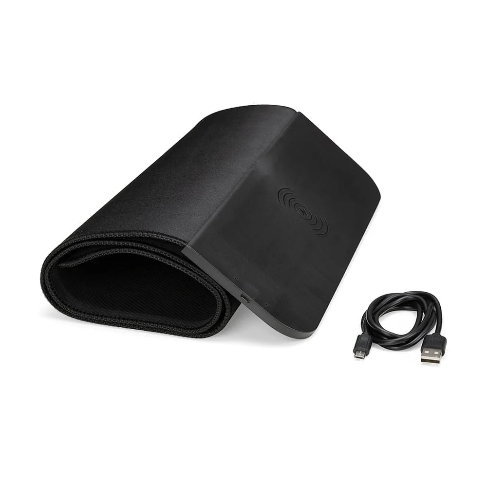 Desk Pad com carregamento por indução - X04061 - Acessório Tech Brinde Personalizado - Zen Brindes
