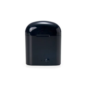 Fone de Ouvido Bluetooth com Case Carregador Preto na Zen Brindes - Presente Personalizado
