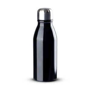 Garrafa Alumínio 500ml Preto na Zen Brindes - Presente Personalizado