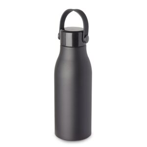 Garrafa Alumínio 700ml Preto na Zen Brindes - Presente Personalizado