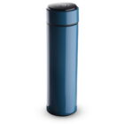 Garrafa Inox 450 ml com Display LED Azul na Zen Brindes - Presente Personalizado