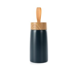 Garrafa Inox Parede Dupla 250ml - X06012 - Preto -  Brinde Personalizado - Zen Brindes