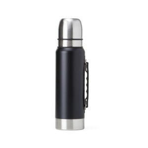 Garrafa Térmica 1 Litro - X18910 - Preto -  Brinde Personalizado - Zen Brindes