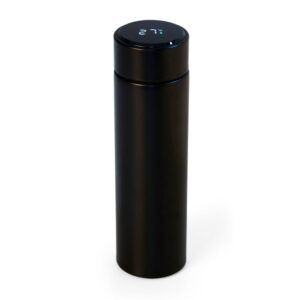 Garrafa Térmica 400ml com Display LED Preto na Zen Brindes - Presente Personalizado