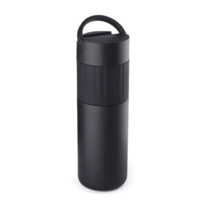 Garrafa Térmica 500ml com Suporte para Celular Preto na Zen Brindes - Presente Personalizado
