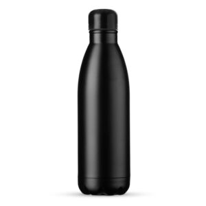 Garrafa Térmica Inox 1L Preto na Zen Brindes - Presente Personalizado