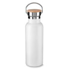 Garrafa Térmica Inox 500 ml Branco ou Transparente na Zen Brindes - Presente Personalizado