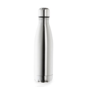 Garrafa Térmica Inox 500ml Prata na Zen Brindes - Presente Personalizado
