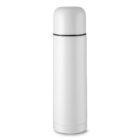 Garrafa Térmica Inox 500ml Branco ou Transparente na Zen Brindes - Presente Personalizado