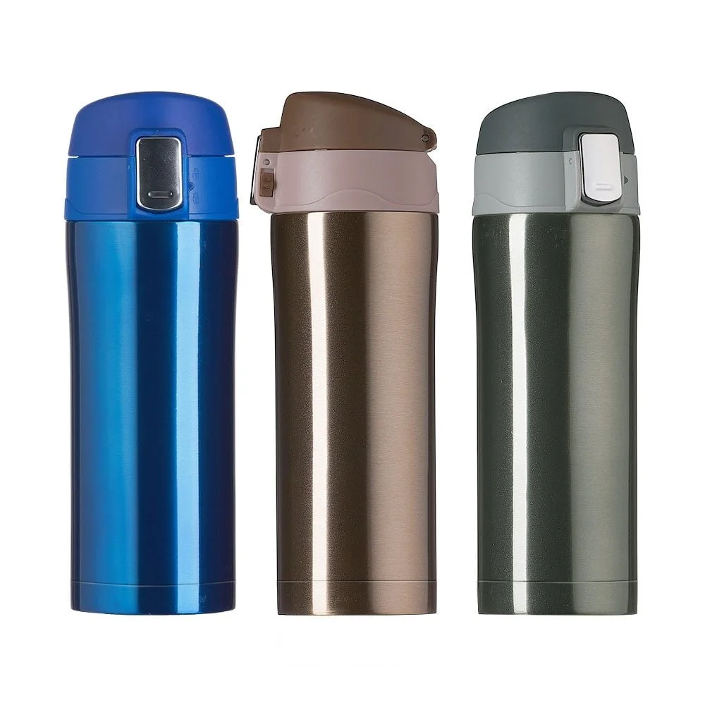Garrafa Térmica Metal 350ml - X17007 - Squeezes Brinde Personalizado - Zen Brindes