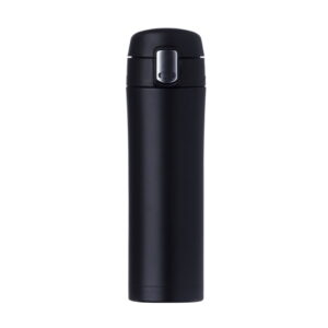 Garrafa Térmica Metal 450ml Preto na Zen Brindes - Presente Personalizado