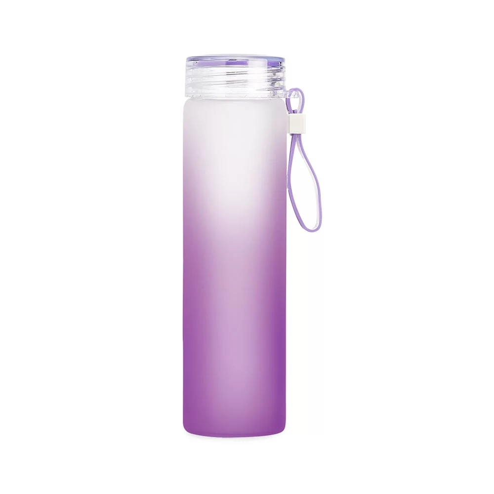 Garrafa de Vidro 450ml Branco ou Transparente na Zen Brindes - Presente Personalizado