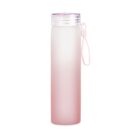 Garrafa de Vidro 450ml Rosa na Zen Brindes - Presente Personalizado