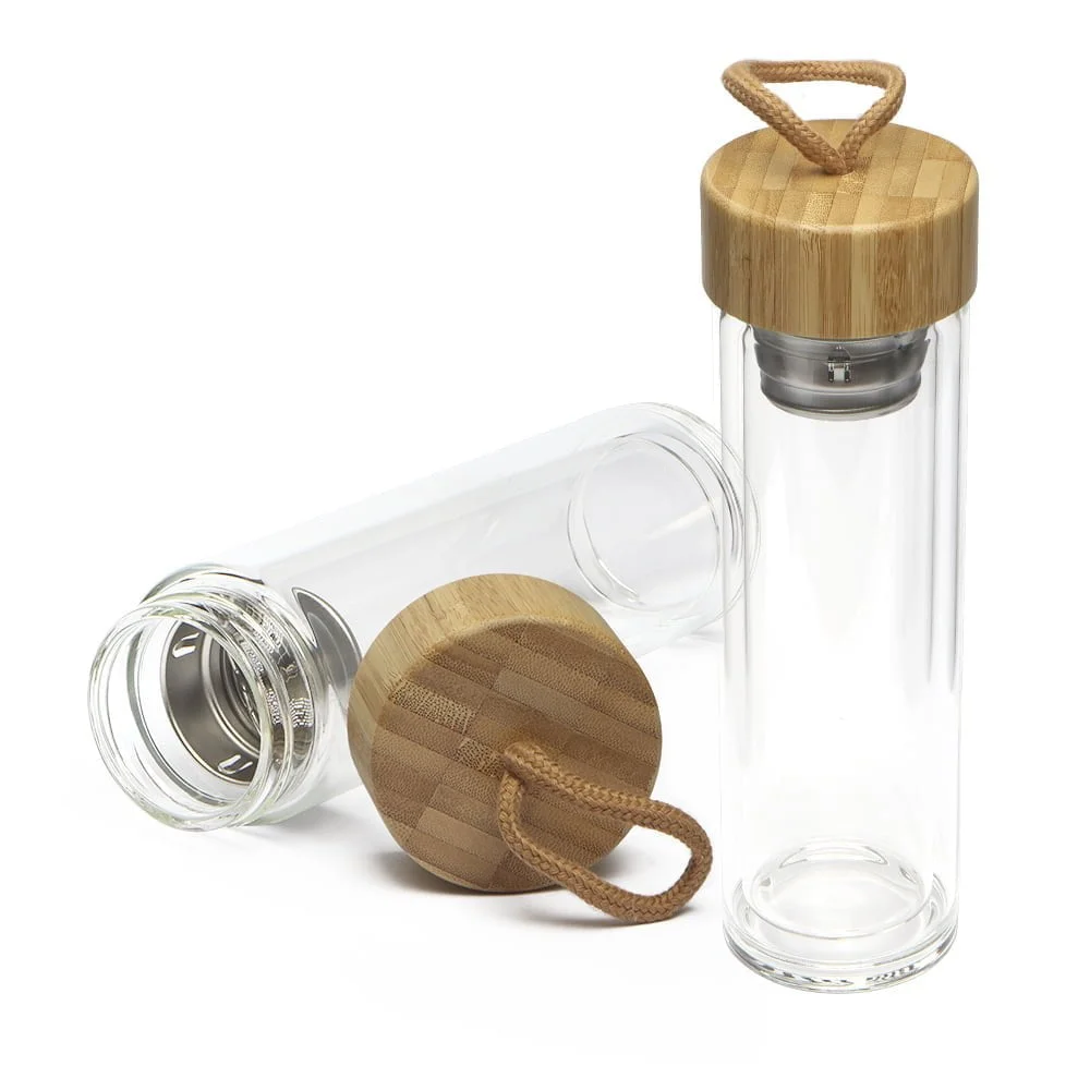 Garrafa em Vidro - AGA7100 - Garrafas e Squeezes Brinde Personalizado - Zen Brindes