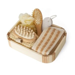 Kit Banho 6 Peças Natural na Zen Brindes - Presente Personalizado
