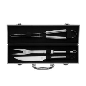 Kit Churrasco 3 peças - X02759 - Churrasco Brinde Personalizado - Zen Brindes
