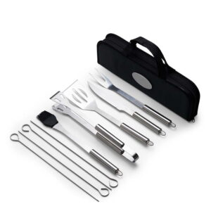 Kit Churrasco 9 Peças - X09018 - Churrasco Brinde Personalizado - Zen Brindes