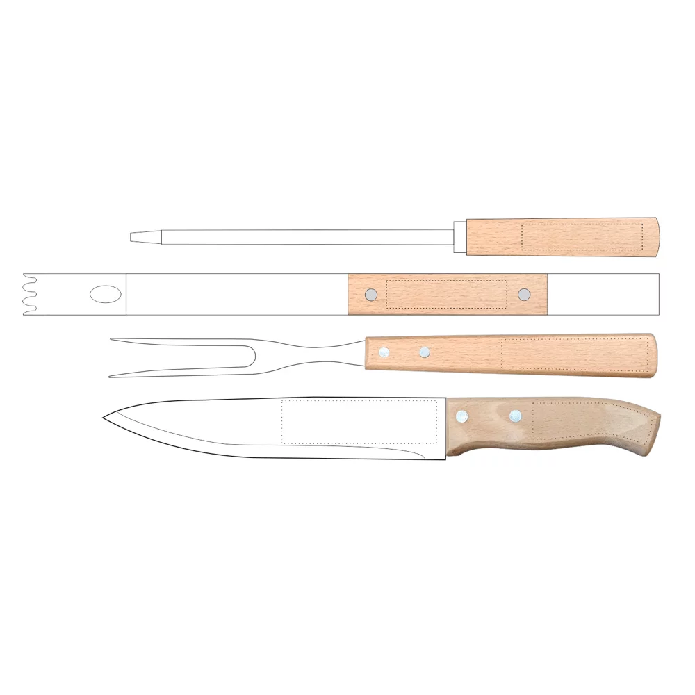 Kit Churrasco - AKC0205 - Churrasco Brinde Personalizado - Zen Brindes