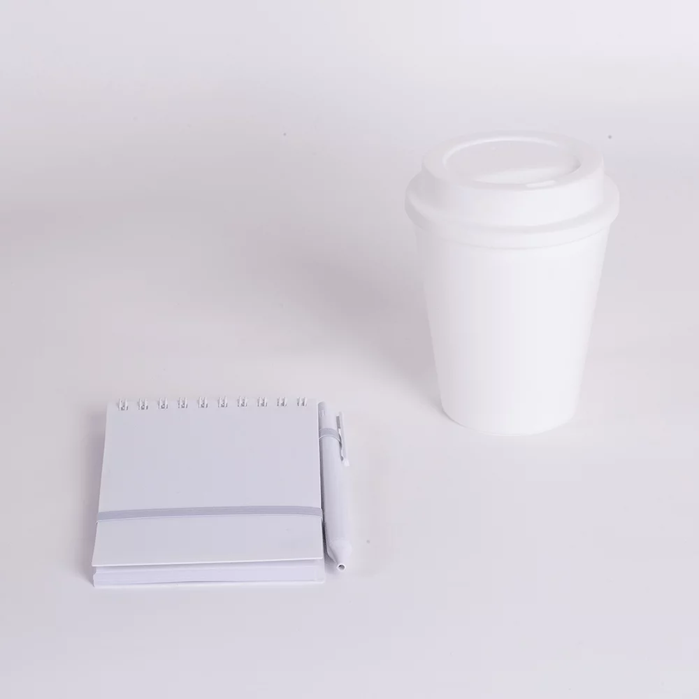 Kit Escritório Copo, Bloco e Caneta - ACJ40024 - Copos Brinde Personalizado - Zen Brindes