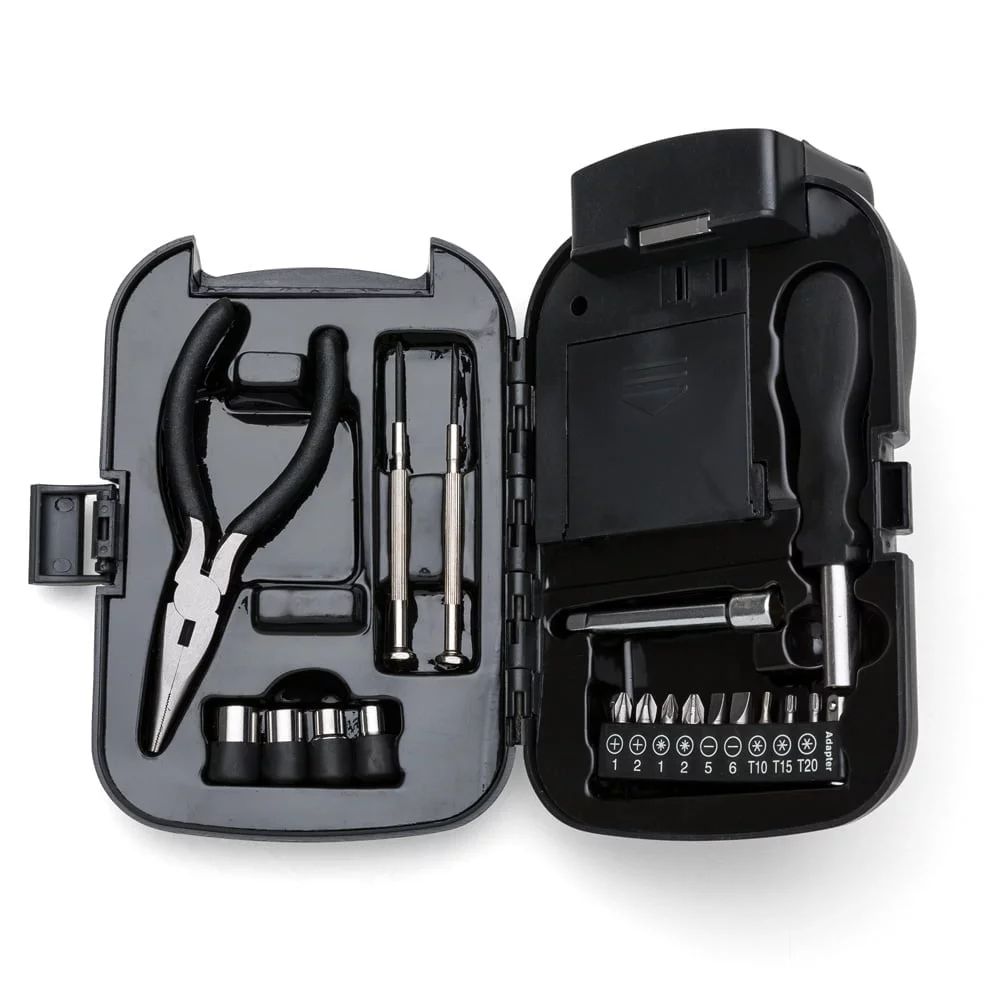Kit Ferramenta 19 Peças com Lanterna - X07494 - Acessórios Brinde Personalizado - Zen Brindes
