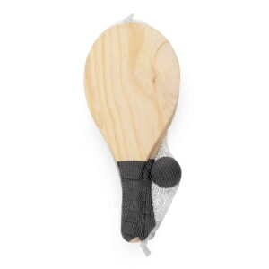 Kit Frescobol Preto na Zen Brindes - Presente Personalizado
